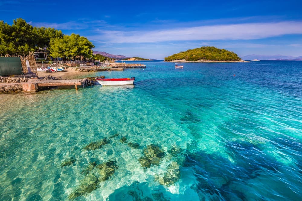 ksamil parc national de butrint sarande